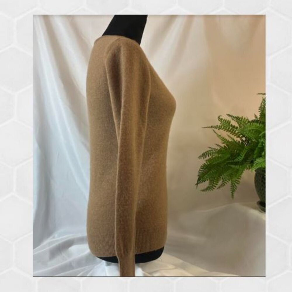 Galeries Lafayette Cashmere Cardigan Size 00/XS NWOT Sustainable Social Mission - Picture 3 of 7